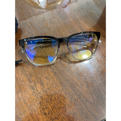 Gunnar Bella Blue Light Blocking Glasses Onyx Fade Amber Lens 54-16-142