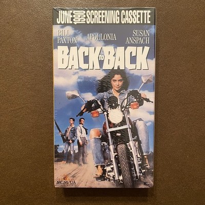Back to Back VHS 1990 Screener Promo Tape Brand New Sealed Bill Paxton