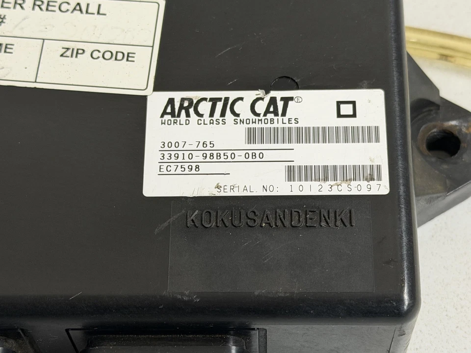 2010-2011 Arctic Cat 3007-765 ECU Computer CDI Square M8 Crossfire 800 0730-177 - Image 3 of 4