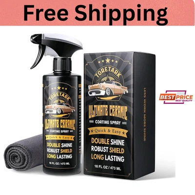 TORETARK Carceracot Ceramic Coating, For Cars, (16 oz) Unmatched, Shine Nano, Car Wax...