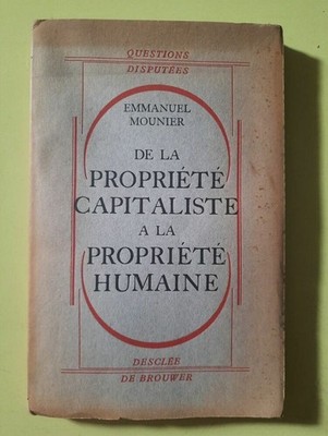 Die Eigenschaft Kapitalistischen Im Property Human / 1936 (Versand Aus Vom Autor