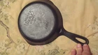 EXCELLENT Wagner Ware #4 cast iron skillet Stylized Logo frying pan