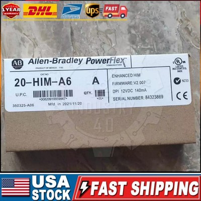 Allen-Bradley 20-HIM-A6 PoweFlex Enhanced HIM FW V2.007 12VFC New Factory Sealed