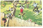 VINTAGE Postcard    ALFRED MAINZER CATS - #4867  -    "NO TRESPASSING!"