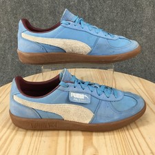 Puma Shoes Mens 13M Blue Palermo Casual Suede Athletic Sneaker 402160-01 Lace Up