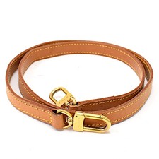 Auth LOUIS VUITTON Bandouliere VVN Shoulder Strap Beige Cowhide-Leather LV T00L