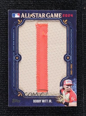 2025 Topps Series 1 In the Name Relics 1/1 Bobby Witt Jr #ITN-BW lz7