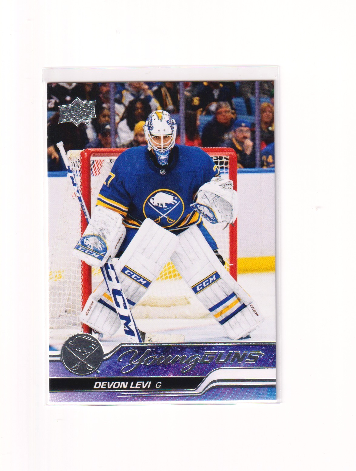 2023-24 Upper Deck Series 1 - Young Guns Devon Levi #237 (RC) - Oilers, Sabres