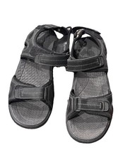 Khombu Men s Size 10M Black Sport Sandals Adjustable Strap Outdoor Comfort