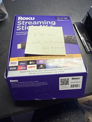 Hardly Used/ Good Condition Roku Streaming Stick+ Digital HD Media Streamer