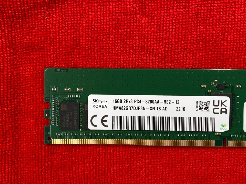 DELL OEM SNPM04W6C/16G 16GB DDR4-3200MHz PC4-25600R 2Rx8 ECC SERVER MEMORY - Image 2 of 4