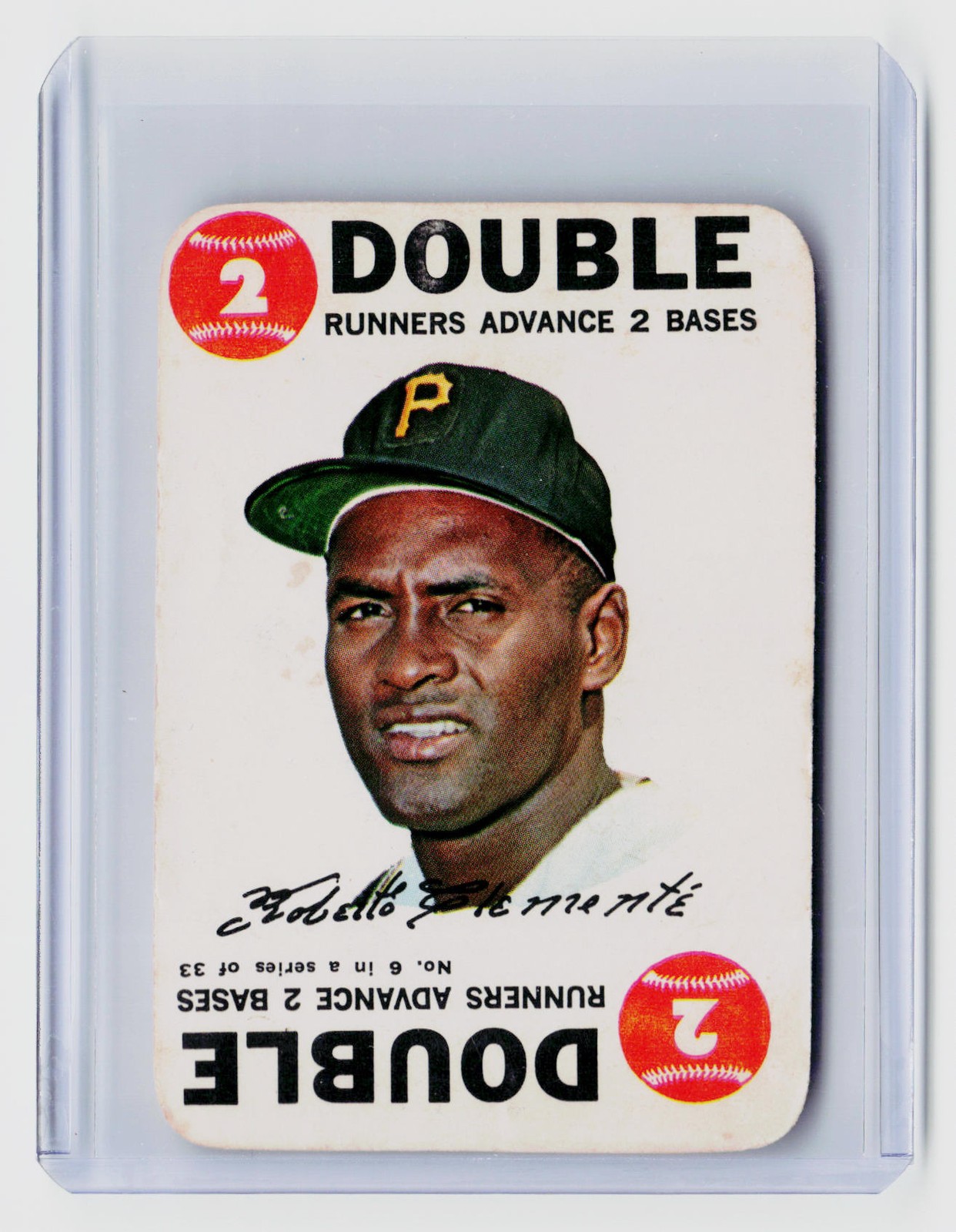 1968 TOPPS BASEBALL Game # 6 ROBERTO CLEMENTE Pittsburgh PIRATES HOF VG