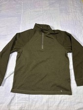Craghoppers Size L Green Long Sleeve Quarter Zip
