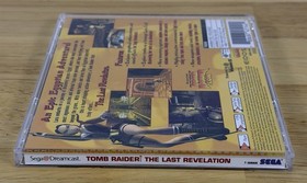 Tomb Raider: The Last Revelation Sega Dreamcast CIB Complete W/ Reg Card Tested!