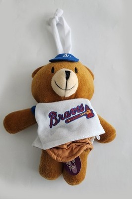 Atlanta Braves Baseball Mechanical Musical ''Team Pal''  Plush Stuffed 9'' Bear 