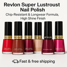 Revlon Super Lustrous Nail Polish, Chip-Resistant  Longwear Formula, High Shine