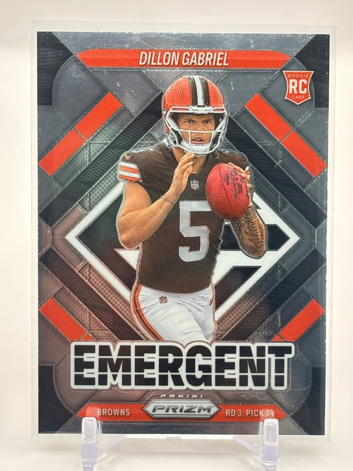 2025 Panini Prizm Dillon Gabriel #18 Emergent Browns