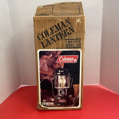 #ad #ad Vintage 1988 COLEMAN MODEL 220K195 NEW Old Stock UNUSED Super Clean With Box $89.99