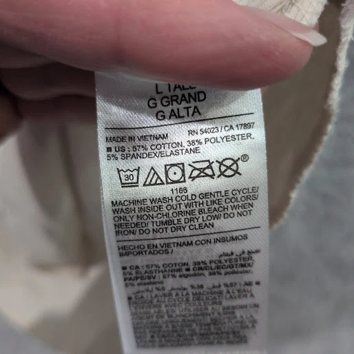 Antigua Camiseta Azul Marino Ajustada Manga Larga Tejida Acanalada Avena/Crema Grande Alta Floral Foto 4 de 4