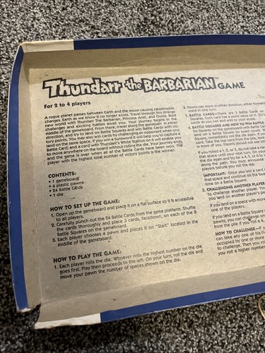 Vintage Thundarr the Barbarian Board Game 1982 Rare Milton Bradley Complete - Picture 10 of 10