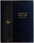 Used Morgan Dollars 1897-1921 & Peace Dollars 1921-1935 Folders - Lot of 2