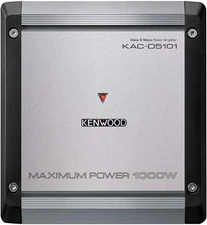 Kenwood KAC-D5101 1000W Class D 4-Ohms Mono Powered Compact Car Audio Amplifier