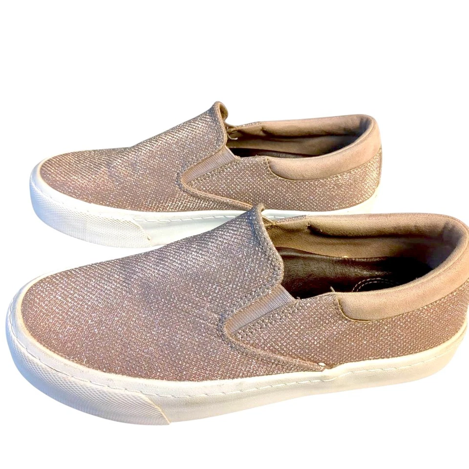 BALLY Pale Pink Bling -Luxe Slip On Leather Shoes Sneakers/ Trainers Sz 7 - Image 4 of 4