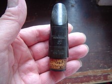 Vintage Woodwind Co. Steel Ebonite C7 Hard Rubber Clarinet Mouthpiece - Nice!