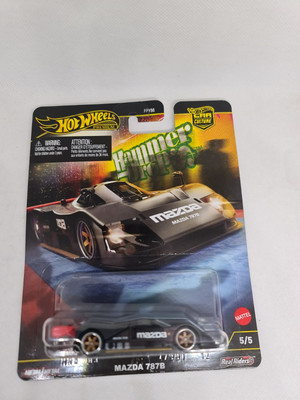 Hot Wheels PREMIUM Hammer Drop CAR CULTURE Mazda 787B Real RIDERS NEU & OVP