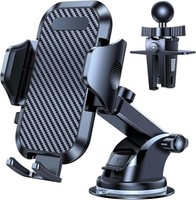 Car Phone Holder Mount for Mobile Phone iPhone 16 17 Suction Dashboard Universal