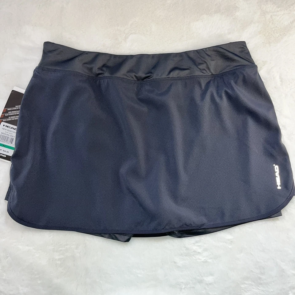 NWT HEAD Women’s Tennis Gray Skort Dri-Motion Slim Fit Size XL Pickleball Golf - Image 4 of 4