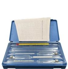 Precision Alcohol Hydrometer 0-100% Whisky Moonshine Distilling Meters Test Jar