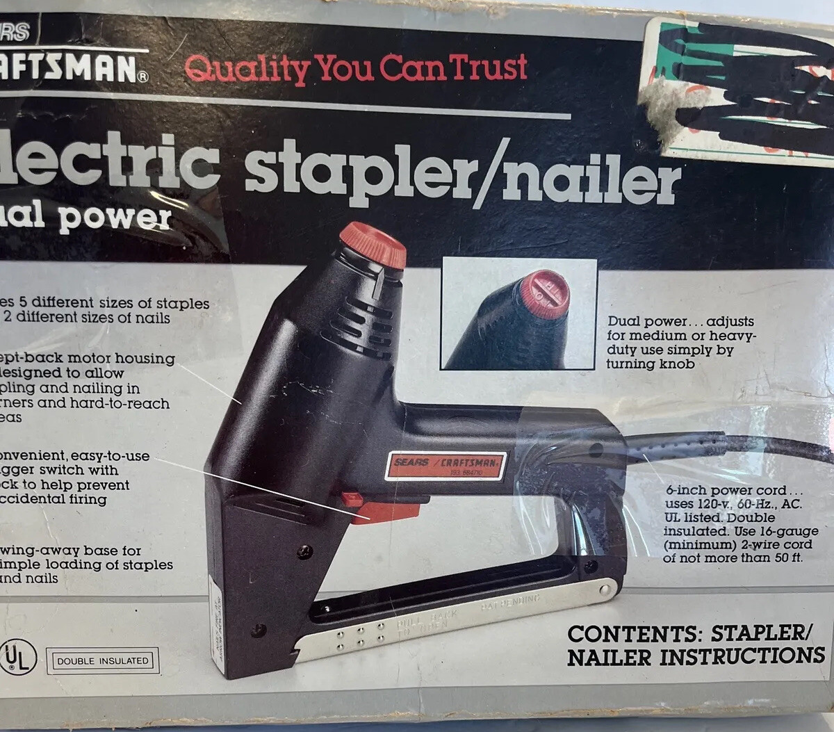Craftsman Electric Stapler eBay