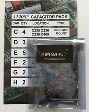 Professional Capacitor Pack for Amiga 1200 A1200 Recapping NTSC or PAL Amiga Kit