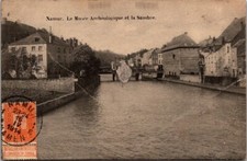 *50970 cpa Belgique - Namur - le musée archéologique et la Sambre