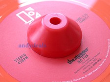 45 RPM RECORD ADAPTER TURNTABLE STEREO RECORD PLAYER PHONOGRAPH RED DOME NEW