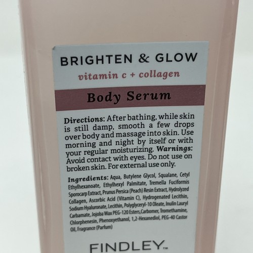 Findley Brighten & Glow Vitamin C + Kollagen Körperserum 6 fl. Oz. NEU - Bild 7 von 11