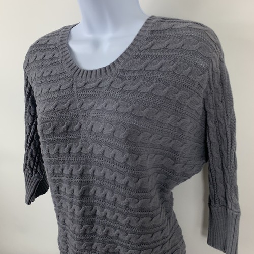 Old Navy Sweater Youth Girls Size XL 16 Short Sleeve Crew Neck Cable Knit Casual - Picture 3 of 7