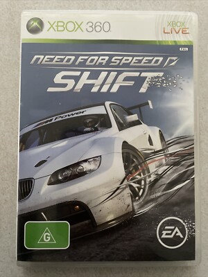 Need for Speed: Shift (Microsoft Xbox 360 PAL, 2009, EA) Includes Manual