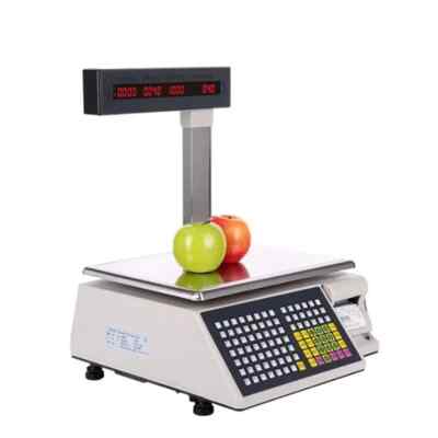 Barcode Weighing Fruits and Vegetables Labeling Scale