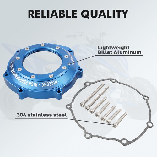 Clear Clutch Cover Guard With Gasket For YAMAHA YFZ450X 10-11 YFZ450R 2009-2024 - Bild 4 von 10