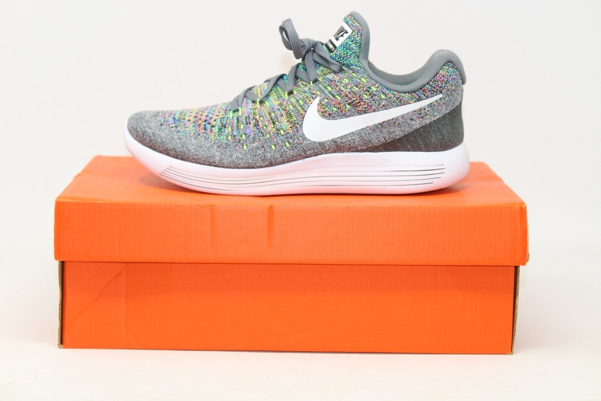NEW Nike LunarEpic Low Flyknit 863779-003 Gray Running Shoes Men Size