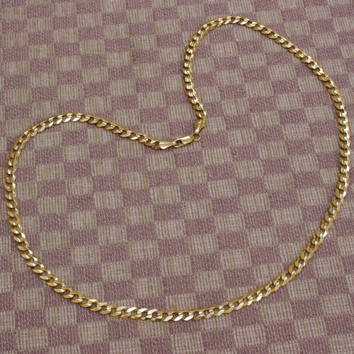 NOS 10K YELLOW GOLD 5mm CUBAN LINK 22 