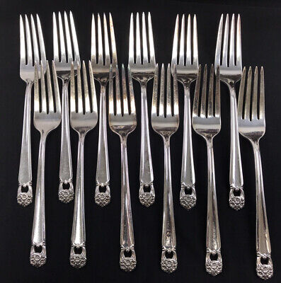 Roger Bros. 84-pc Flatware Set: Eternally Yours Silverware w Roger Bros. 84-pc Flatware Set: Eternally Yours Silverware w