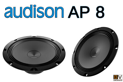Lautsprecher Audison Prima AP 8 20 cm Woofer 200mm Tiefmitteltöner Kickbass 100W