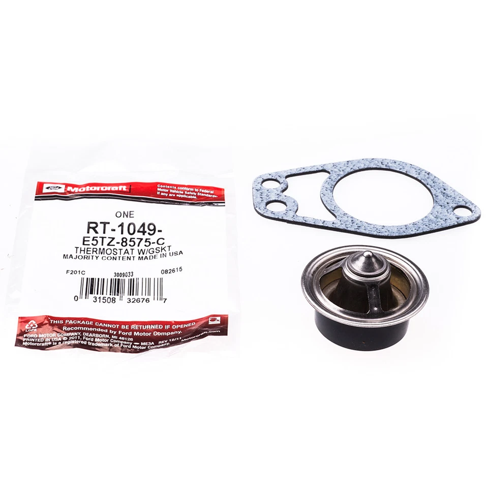 Termostato y junta de motor diésel Ford F150 F250 6,9 L 7,3 L OEM Motorcraft RT1049 Foto 2 de 4