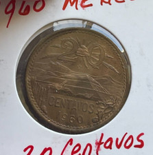 1960 Mexico 20 Centavos