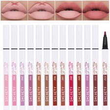 Lipliner Lip Stain Marker Makeup Cosmetics Liquid Lip Liner Nude Matte Silky