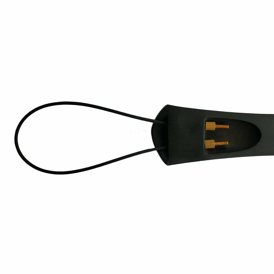 Bajo vertical de ébano tamaño 1/8 + cordón de cola endline Foto 3 de 3