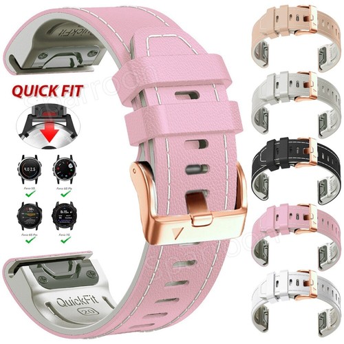 Quickfit 20mm Silicone Band Strap For Garmin Fenix 8 43mm/7S/6S/5S/Instinct 2S - Picture 2 of 37